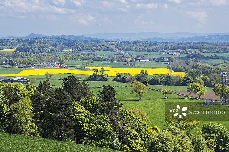 苏格兰洛锡安区福斯河谷M9高速公路图片素材