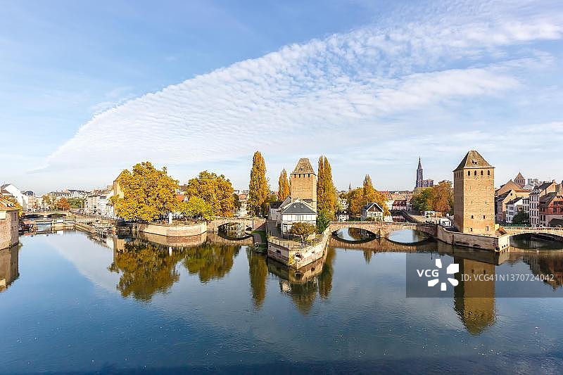 斯特拉斯堡小法兰西桥图片素材