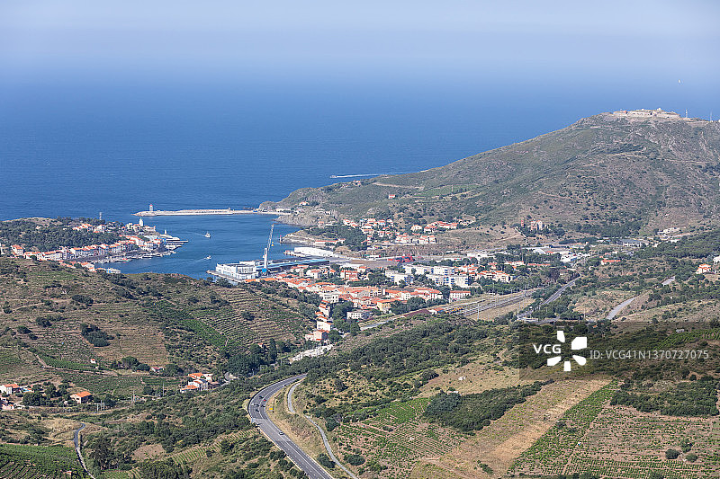 法国东比利牛斯省旺德尔港图片素材