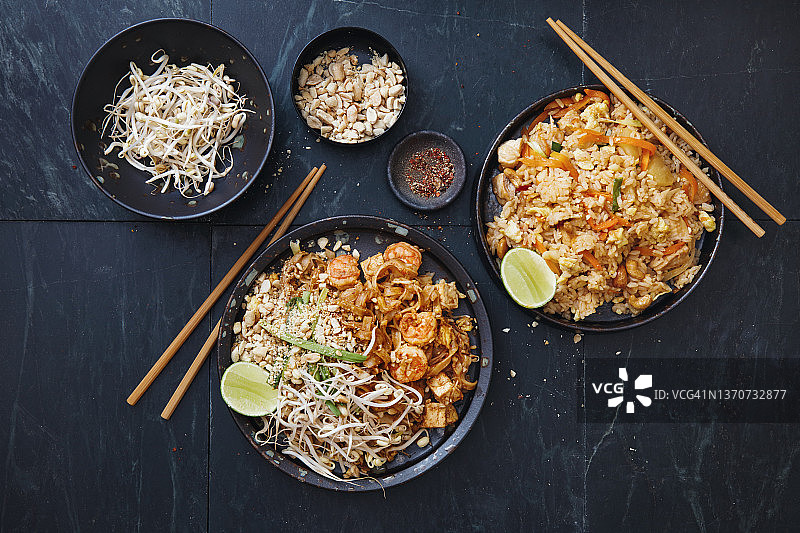 地道经典泰国菜肴图片素材