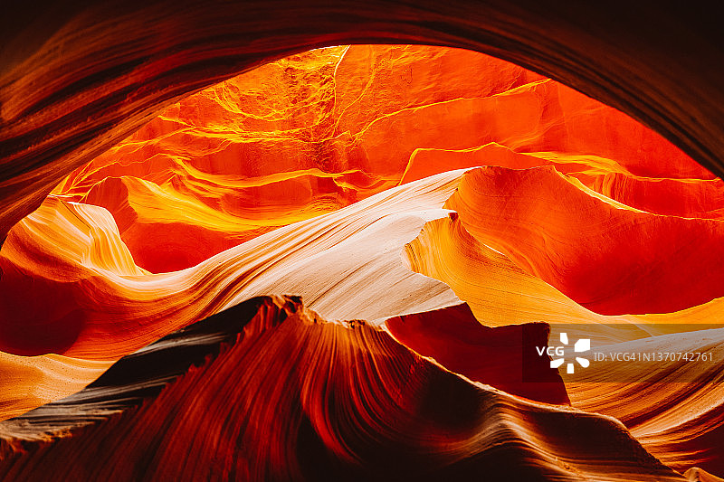 美国亚利桑那州的下羚羊峡谷图片素材