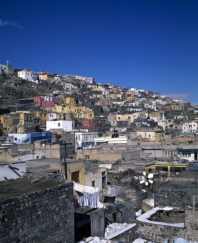 塔拉斯镇风光图片素材