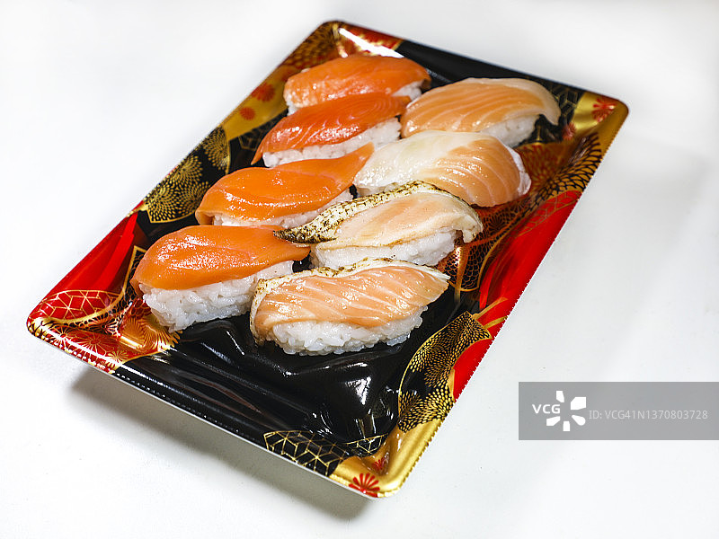 三文鱼寿司便当图片素材