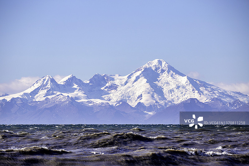 阿拉斯加里道特火山图片素材