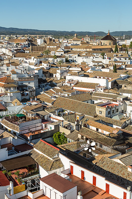 科尔多瓦老城区航拍视角图片素材