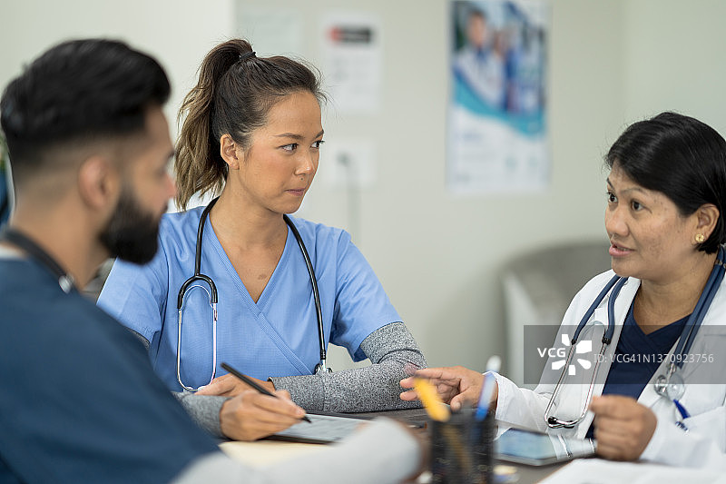 医疗小组会议图片素材