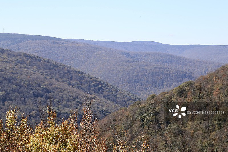 美国西弗吉尼亚州多利索兹荒原阿勒格尼山脉图片素材