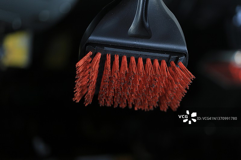 用于清洁烤架的刷毛图片素材