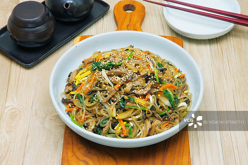 韩式杂菜图片素材