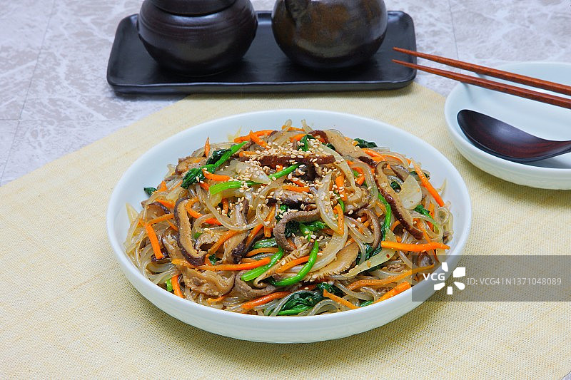 韩式杂菜图片素材