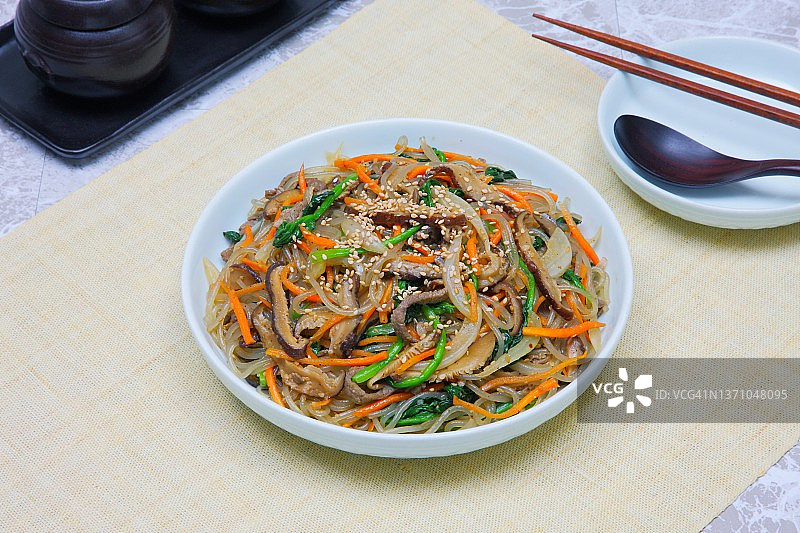 韩式杂菜图片素材