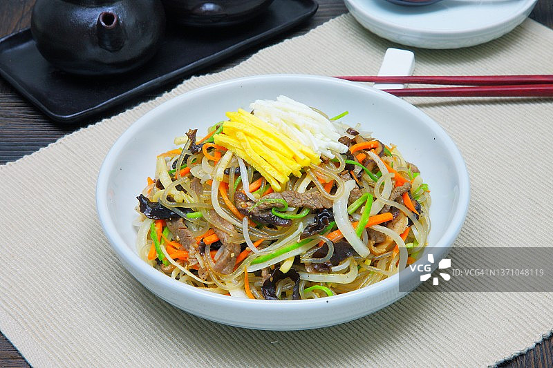 韩式杂菜图片素材