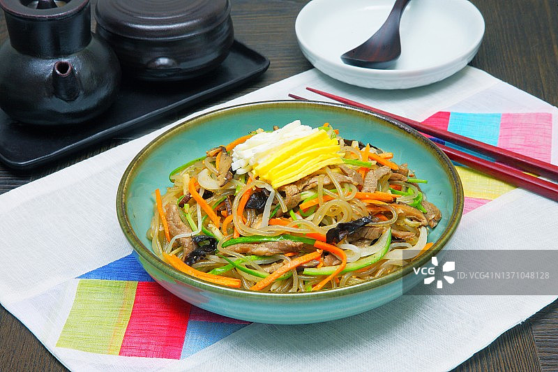 韩式杂菜图片素材