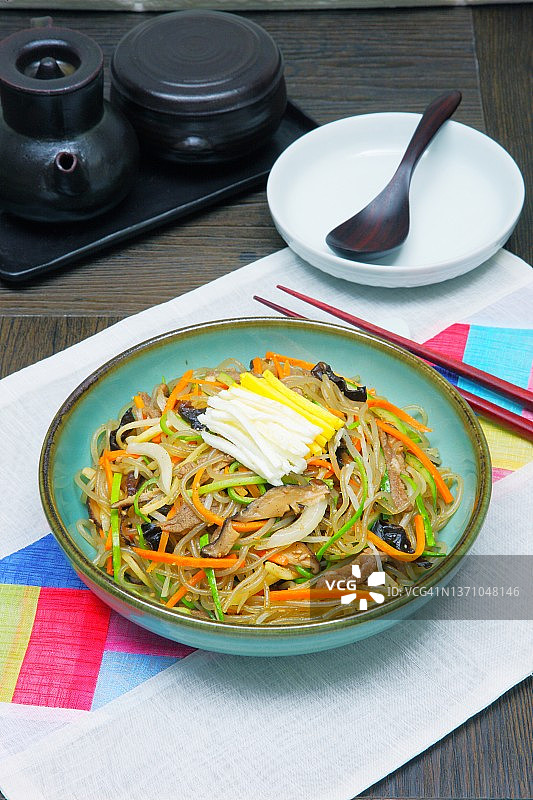 韩式杂菜图片素材