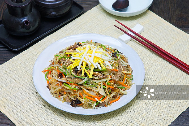 韩式杂菜图片素材