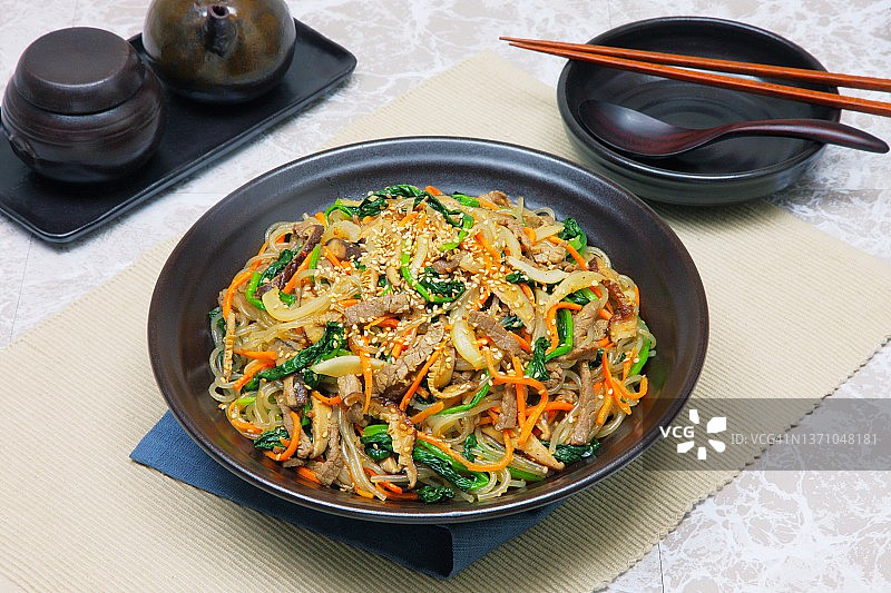 韩式杂菜图片素材