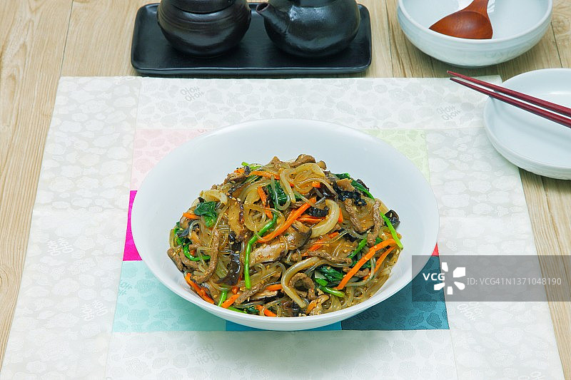 韩式杂菜图片素材