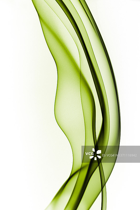 绿色橄榄烟雾螺旋图片素材