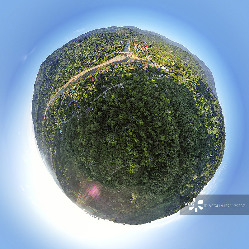 旋转的小星球图片素材