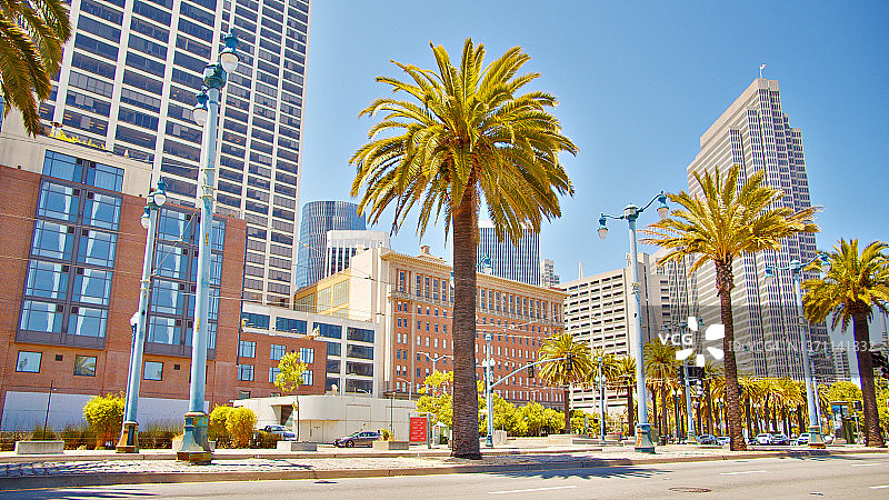 旧金山市中心商业区图片素材