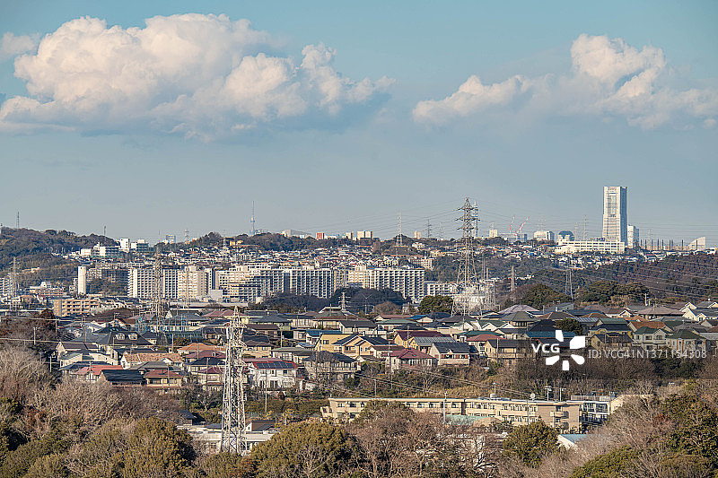 日本神奈川的住宅区图片素材