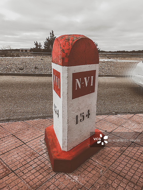 公里点标志图片素材