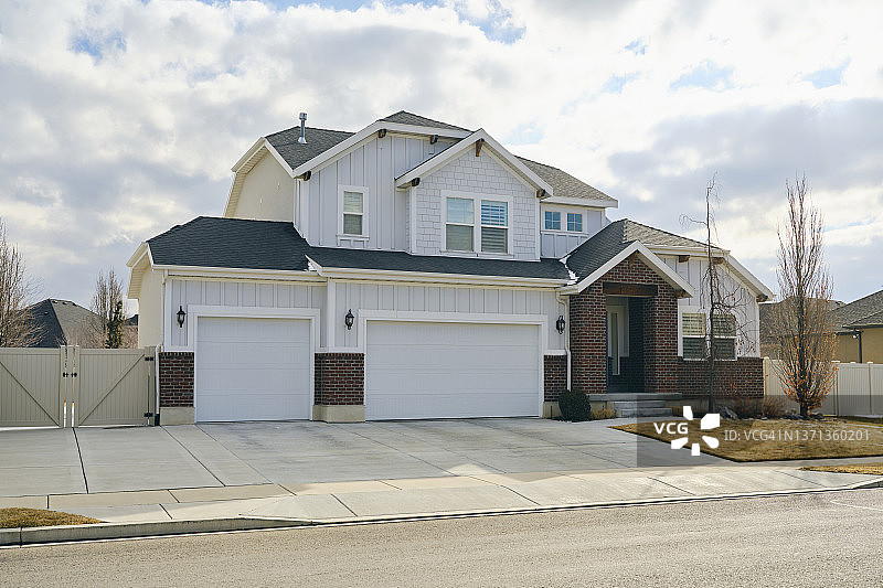 美国郊区住宅图片素材