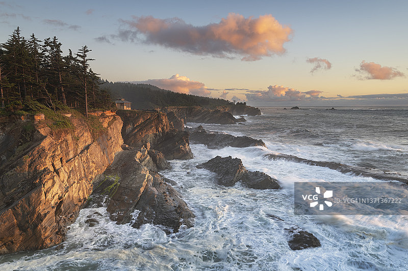 俄勒冈州海岸英亩州立公园图片素材