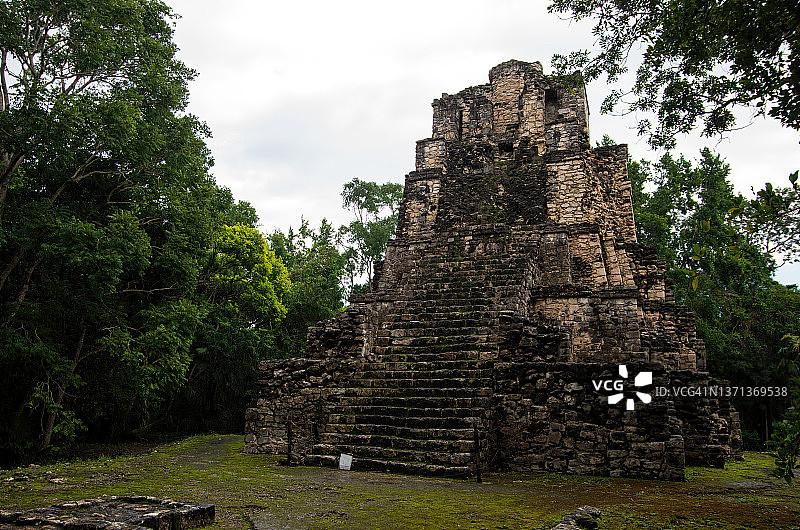 穆伊尔金塔纳罗奥的城堡结构81-13，墨西哥图片素材