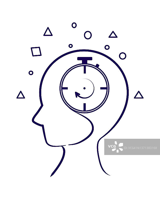 时间流逝插画图片素材