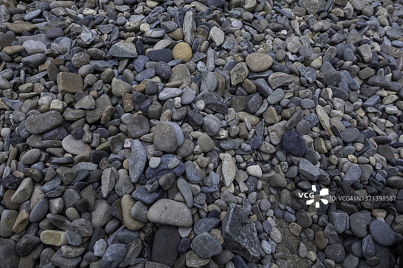 库特内瀑布的河石与周边环境纹理图片素材