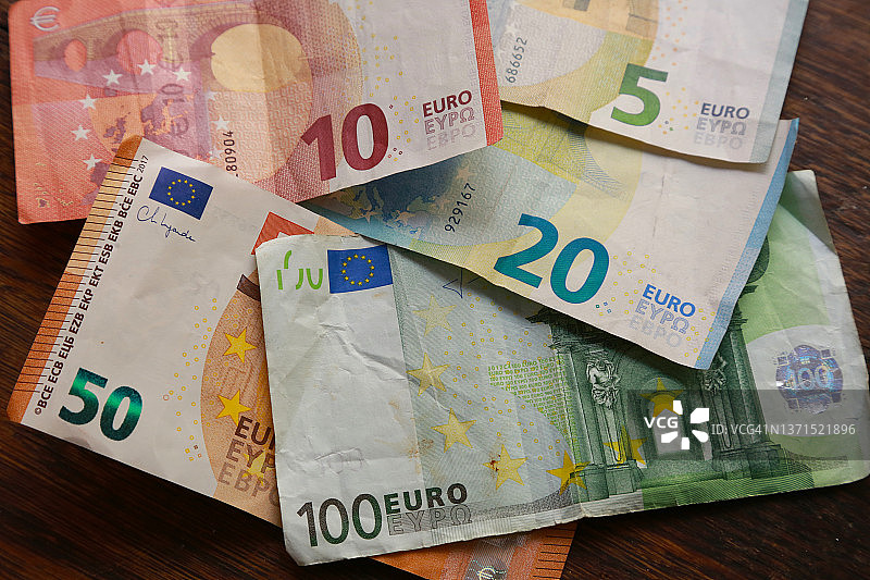 欧元货币收藏图片素材
