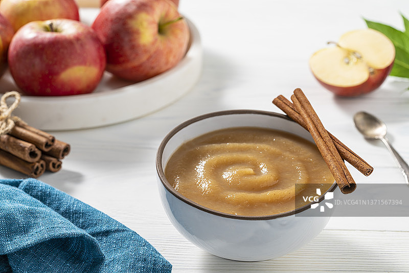 自制苹果酱图片素材