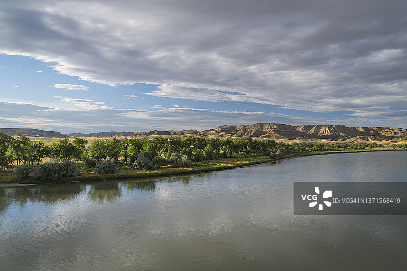 蒙大拿州密苏里河上游图片素材