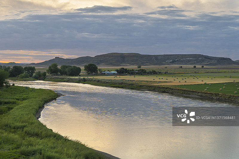 朱迪思登陆点，上密苏里河国家纪念地图片素材