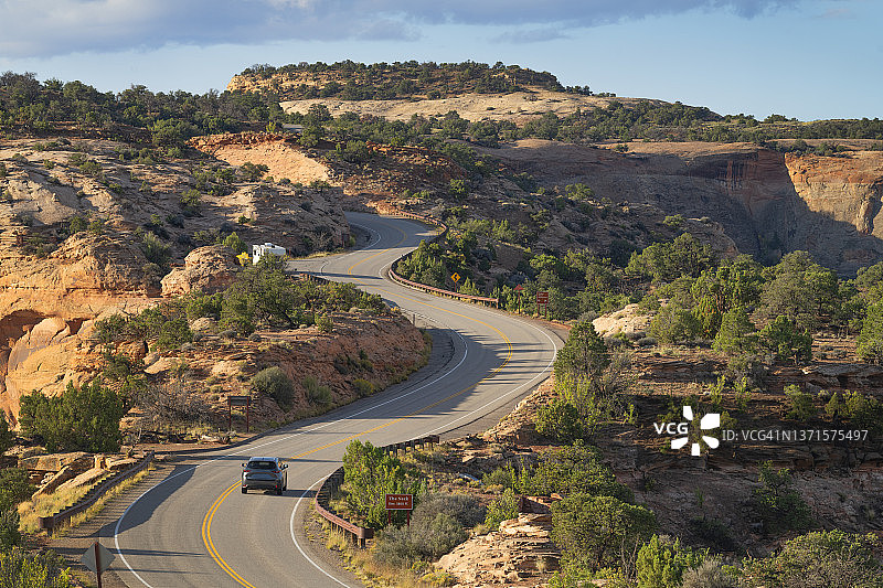 峡谷地国家公园公路图片素材
