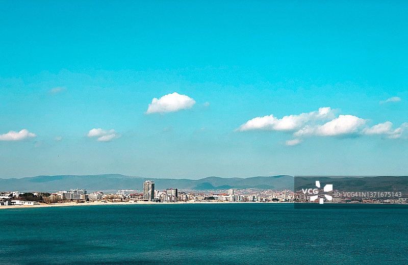 阳光海滩：保加利亚黑海沿岸度假胜地图片素材