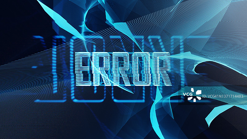 全息显示错误信息图片素材