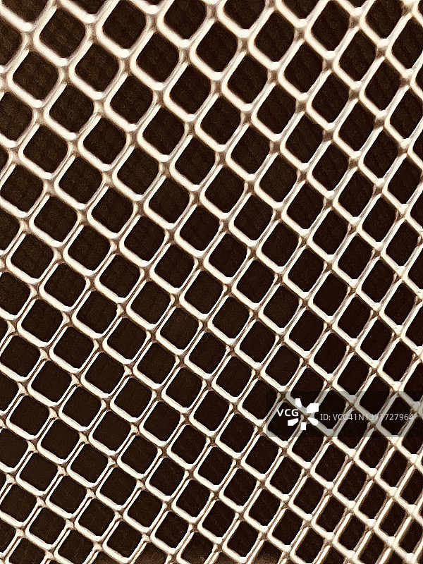 镀铬网格段特写图片素材