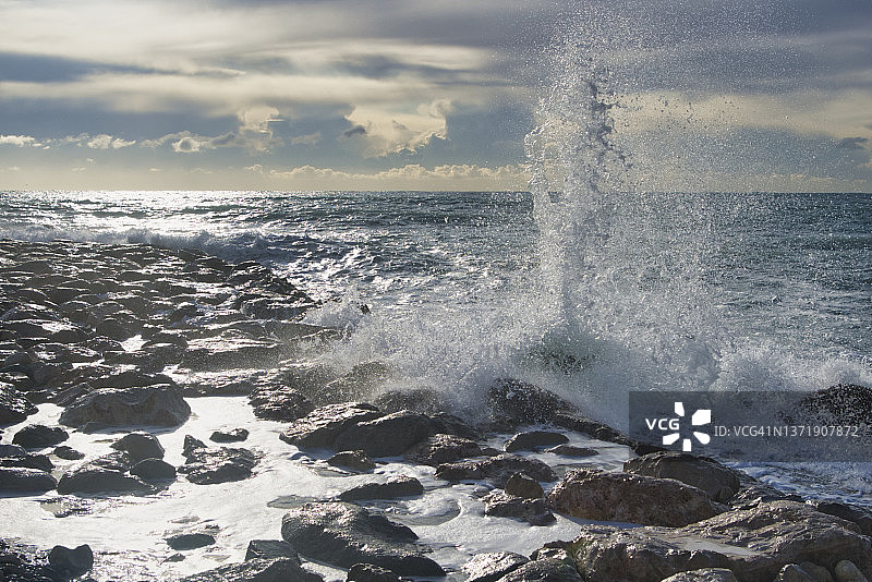 马丁角的波浪图片素材