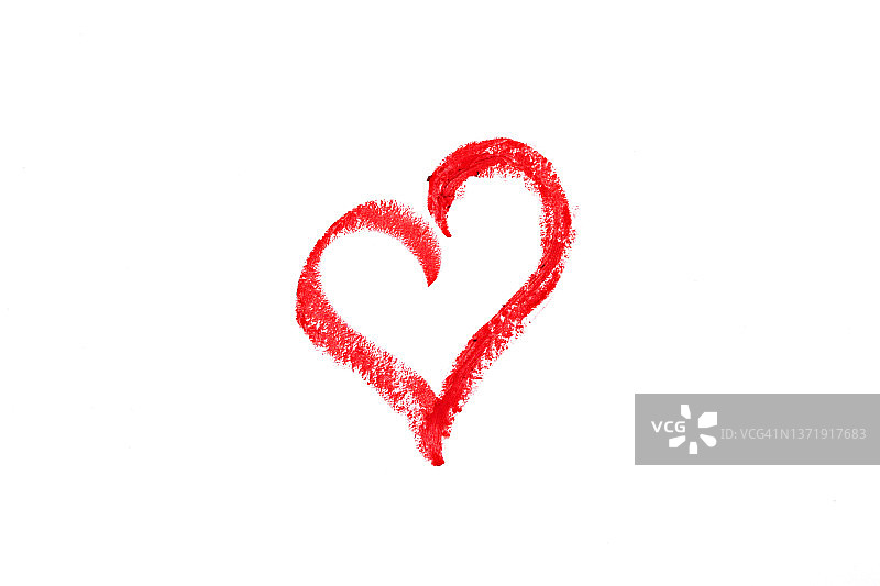 心形口红彩妆，美丽爱情图片素材