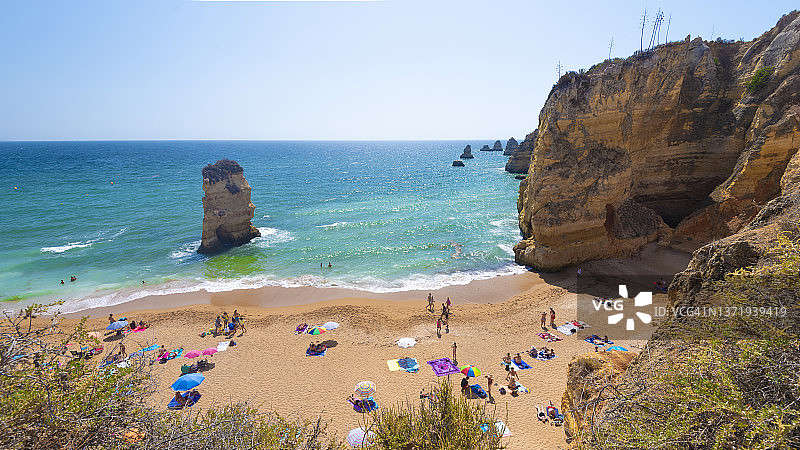 葡萄牙阿尔加维的蓬塔彼达德图片素材