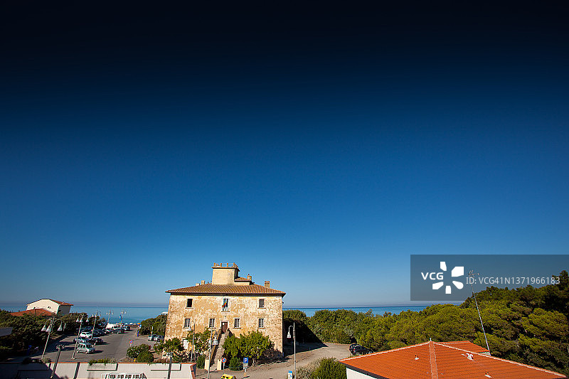 意大利托斯卡纳利沃诺省滨海比博纳图片素材