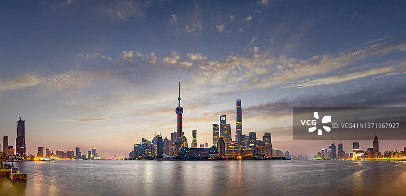 中国上海陆家嘴风光图片素材