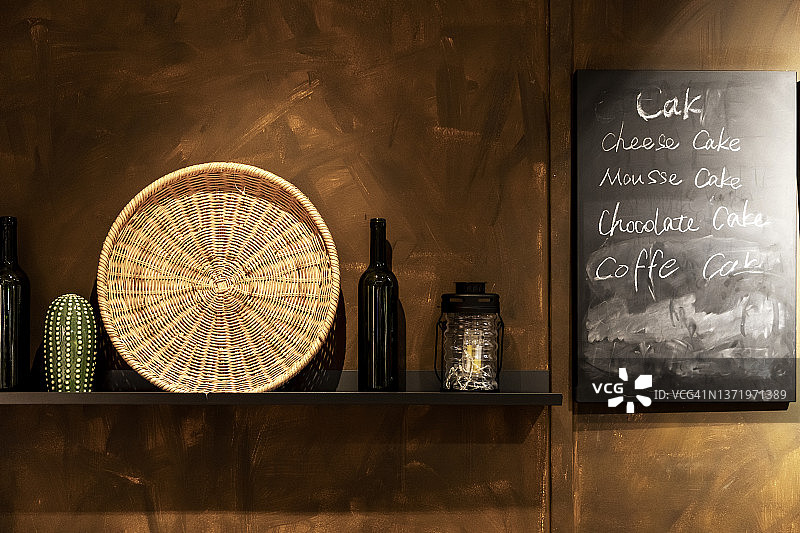 咖啡馆黑板上的文字图片素材