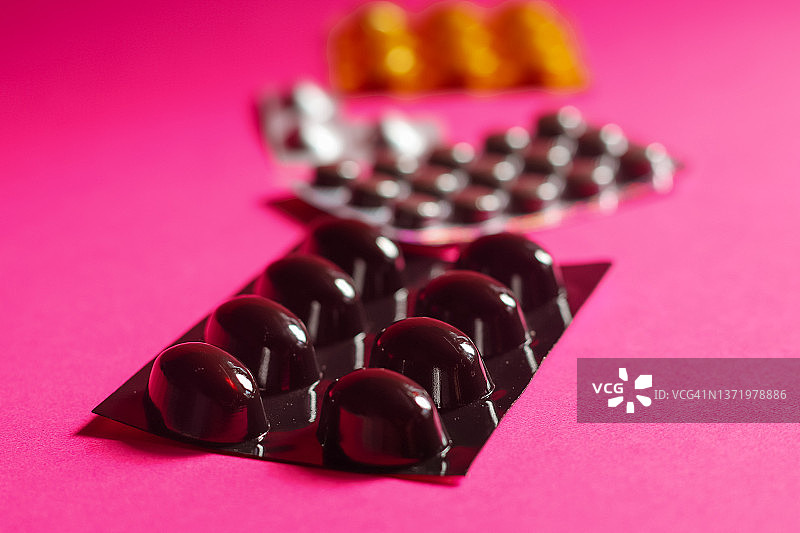 药品特写镜头图片素材