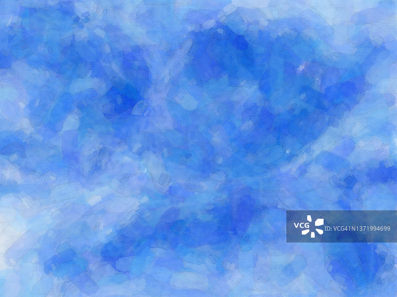 蓝色油画笔触纹理抽象背景图片素材