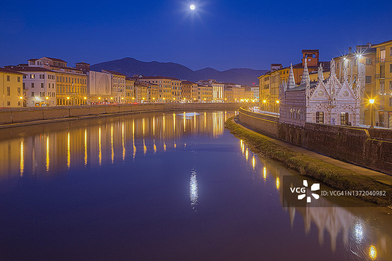 意大利托斯卡纳比萨的隆加尔尼图片素材