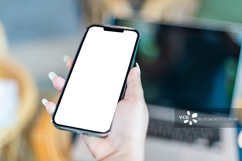 白色背景上的在线支付图片素材