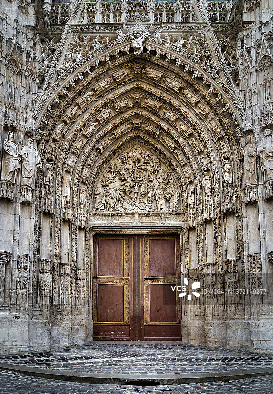 法国鲁昂的圣旺修道院图片素材